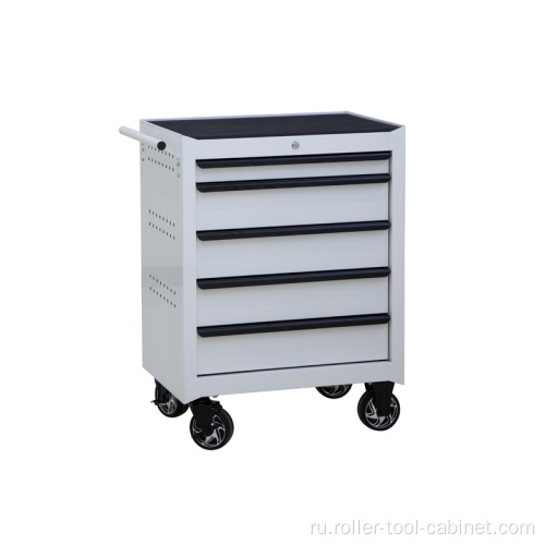 Белый металлический стальной роликовый инструментальный шкаф